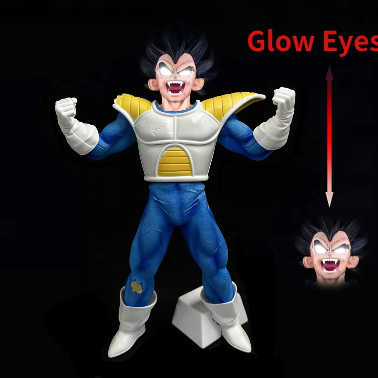 Anime Dragon Ball Z Vegeta figura Vegeta transformación Ozaru figuras de acción 21CM PVC colección de estatuas modelo juguetes regalos