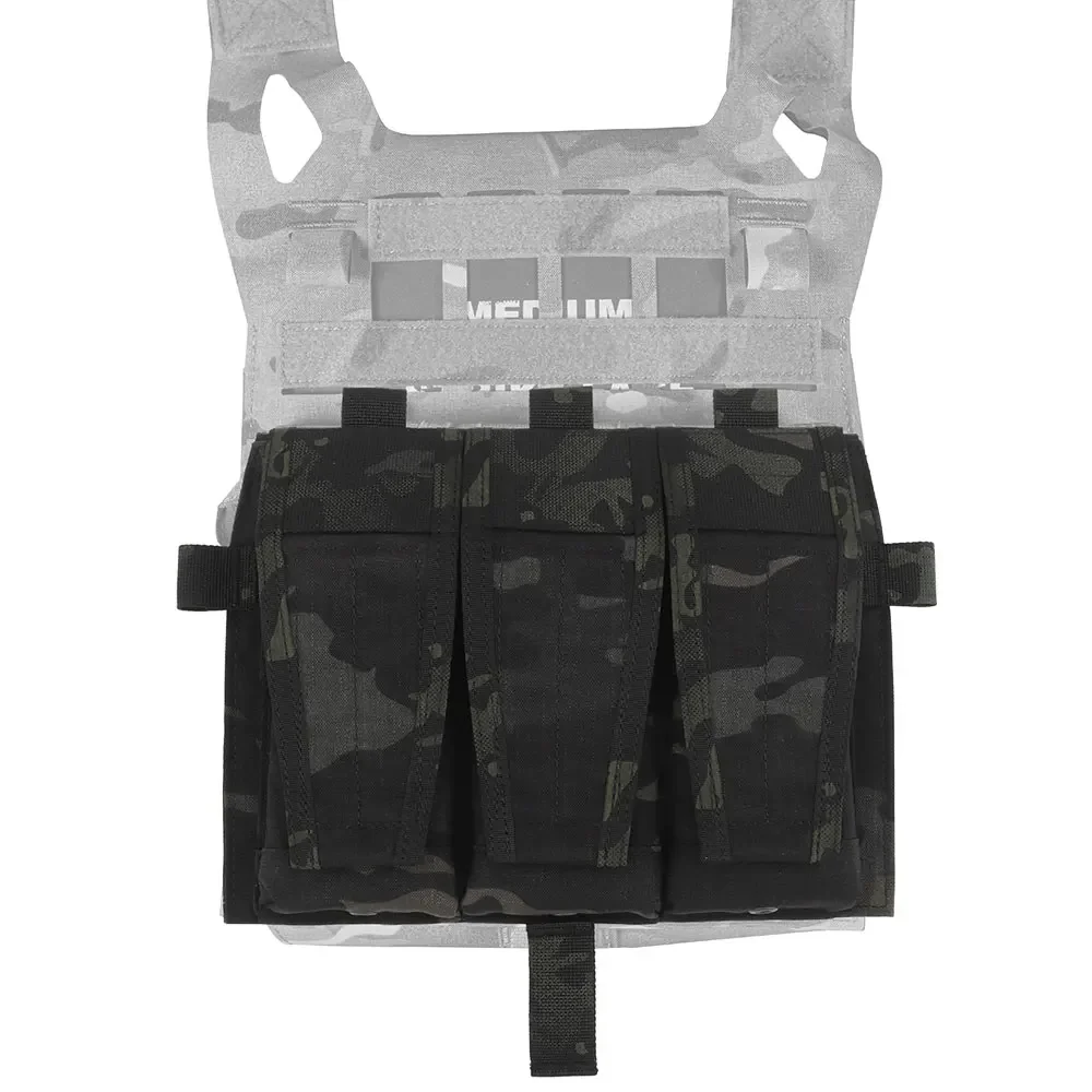 Removable Flap Front Pocket | M4 556 Magazine Pouch | Hunting Vest Three Magazine Pocket Plate Carrier