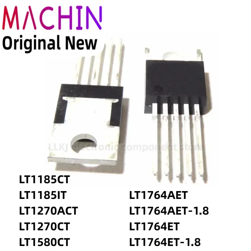 1pcs LT1185CT LT1185IT LT1270ACT LT1270CT LT1580CT LT1764AET LT1764AET-1.8 LT1764ET LT1764ET-1.8 TO220-5 MOS FET TO-220-5.