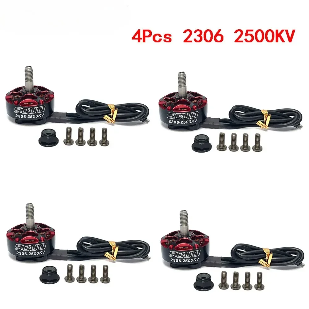 YSIDO SCUD 2207 1850KV 2550KV 2306 1750KV 2500KV 3-6S Motor sin escobillas para Drones Mark 4 FPV Racing Freestyle 5 pulgadas 6