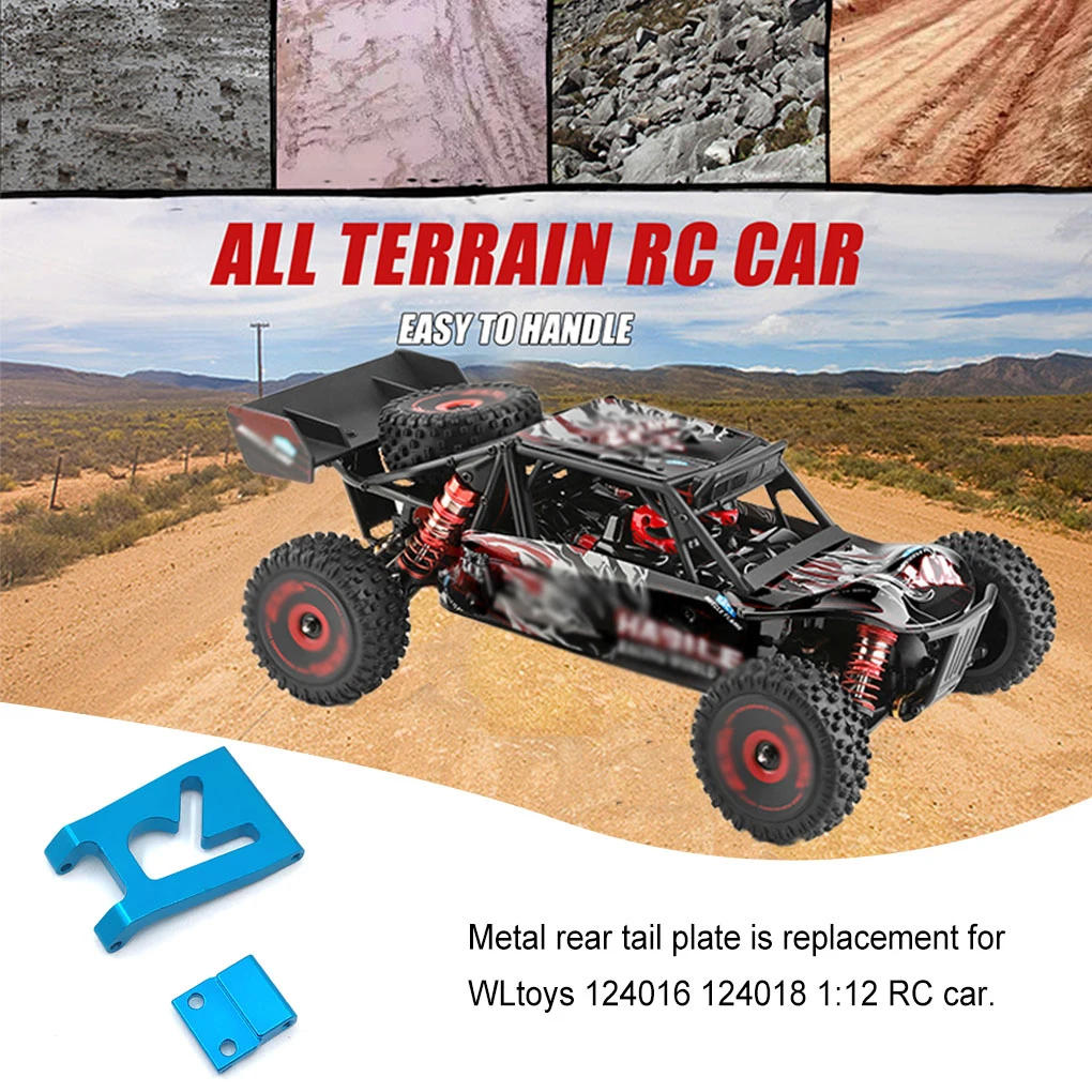 แผ่นท้ายรถแบบ 1:12 สำหรับรถครอว์เลอร์ อุปกรณ์เสริมสำหรับการอัพเกรด