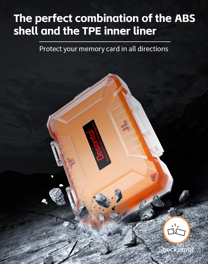 Kamera SD-Kartenhülle CFexpress B Aufbewahrung Wasserdichtes TF-Kartenetui Anti-Shock-Speicherkartenhüllen für CF SIM Fotografie Zubehör – Detail 5