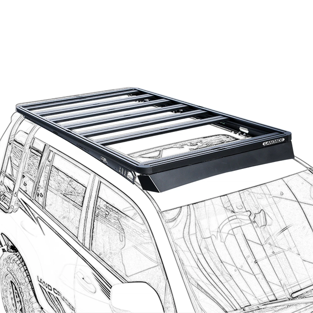 

Car Roof Racks 4 RunnerlCar Roof Rail Rack Crossbar 4x4 Basket for LC 150