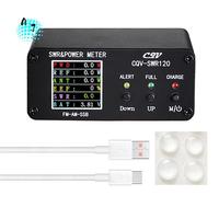 A07F-CQV-SWR120 120W SWR & Power Standing Wave Meter High Standing Wave Alarm Function 240 X 240 Full Color HD FM-AM-SSB Reusabl