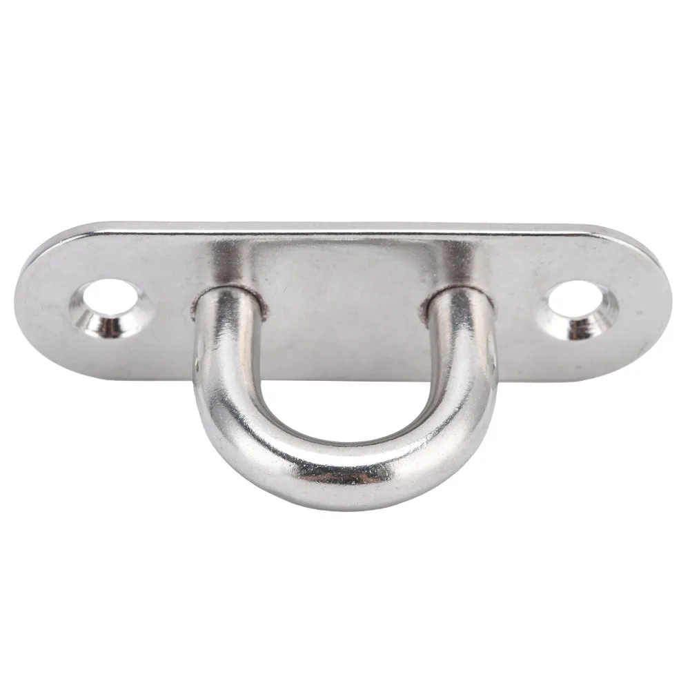 4pcs Strong Enclosed Hook Ceiling Mount Eye Plate Heavy Duty Durable Heavy Duty Hooks Hardware Staple Loops For Hammock
