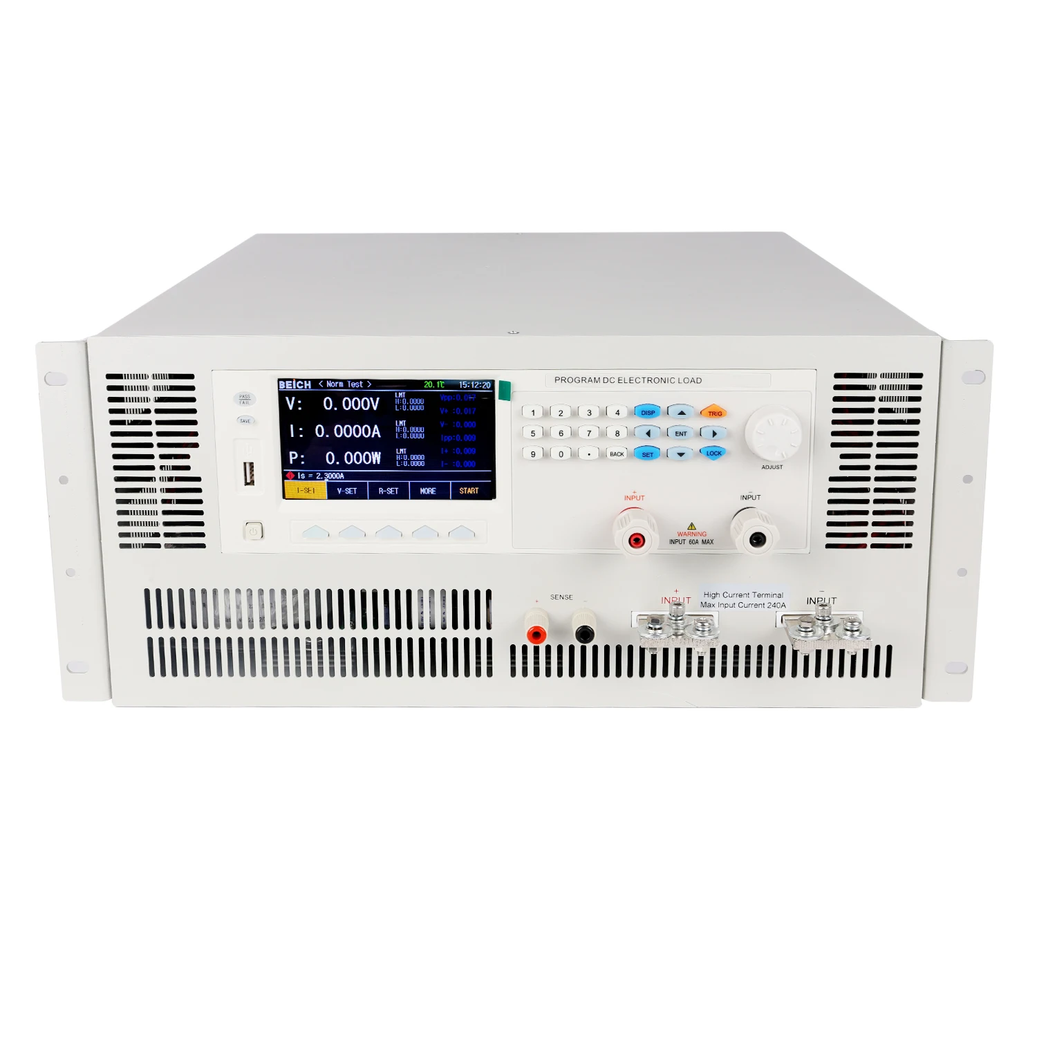 NICE-POWER 6331A 1800W DC Electronic Load Tester 150V 240A Programmable Load Meter Multifunctional Constant Current 5-inch TFT