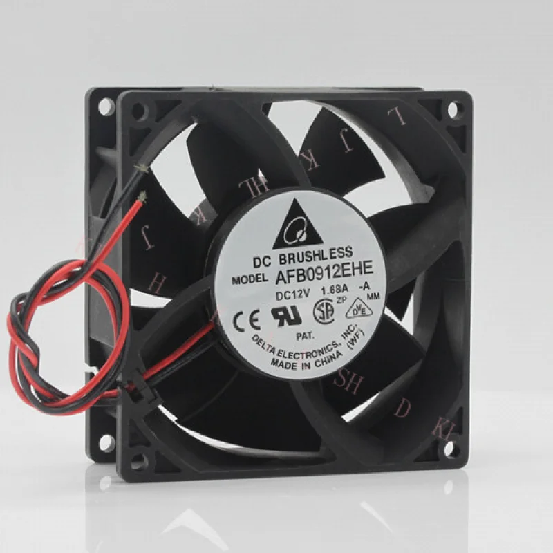 

N FOR Delta AFB0912EHE 9238 9CM 12V 1.68A 2-wire high air volume cooling fan