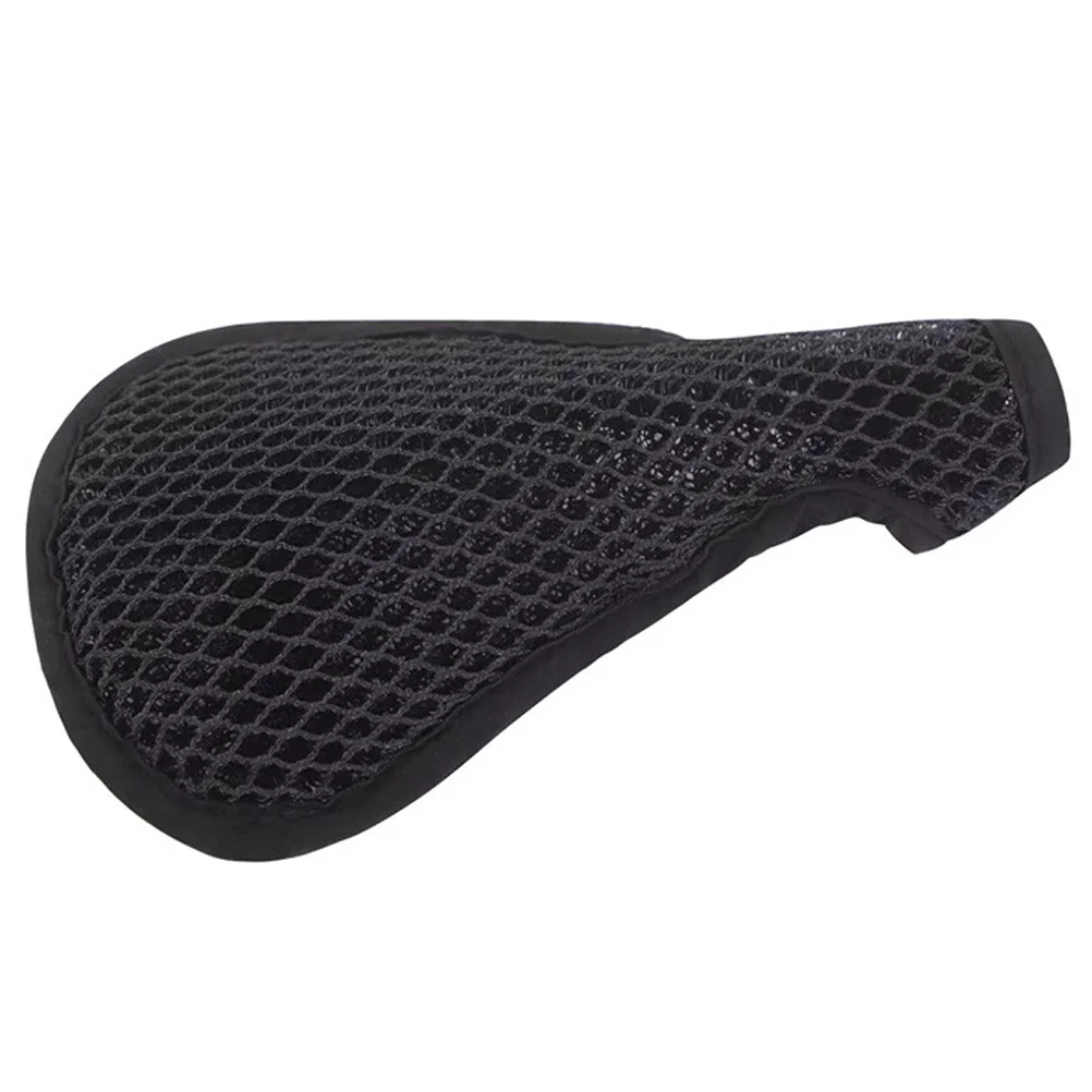 Protector de sillín de bicicleta de malla transpirable, Protector elástico decorativo para sillín de bicicleta, apto para accesorios de bicicleta de montaña y carretera