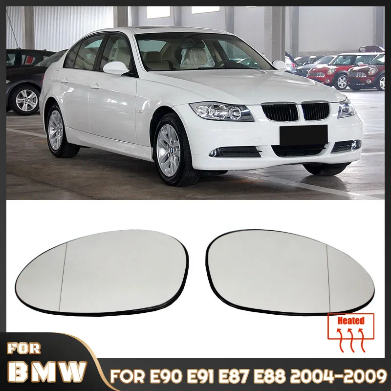 

Side Rearview Mirror Heating Glass Heated Mirror Lens Fit for BMW E90 E91 E92 E93 E80 E81 E87 2004-2009