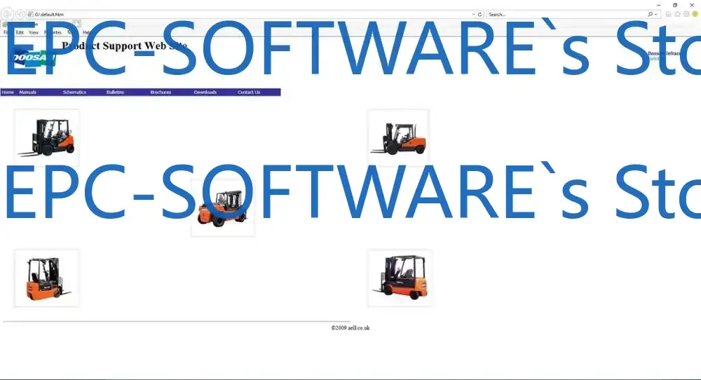 

Doosan Infracore Forklift 2009 Service Manual Wiring Diagram and Bulletin
