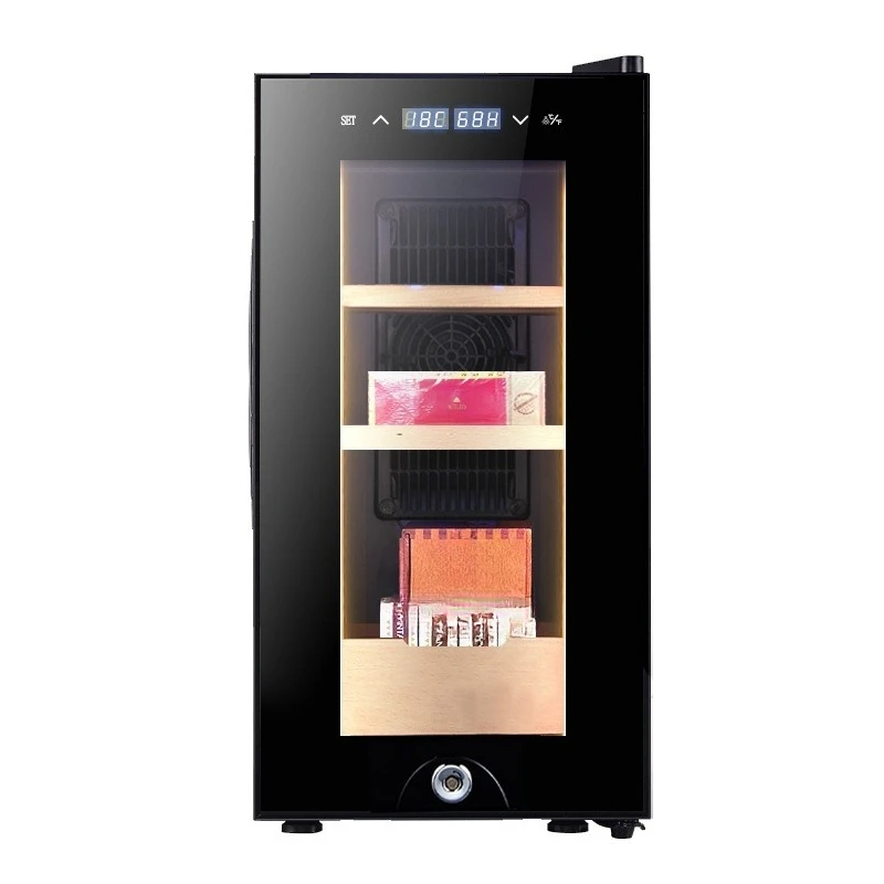 Electronic constant temperature and humidity cigar cabinet Household small red wine cigar cabinet
