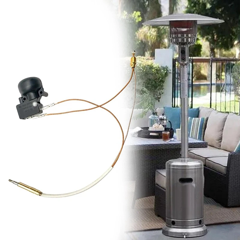 Termopar y interruptor de inclinación para calentador de Patio exterior, Kit de Sensor de termopar de invierno, 2 uds.