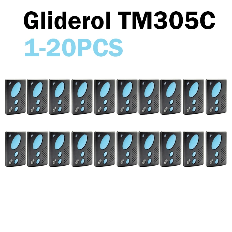 1-20PCS Gliderol TM305 315MHz Garage Door Remote Compatible With Glidermatic GRD GTS Optima 2000 Garage Door Opener