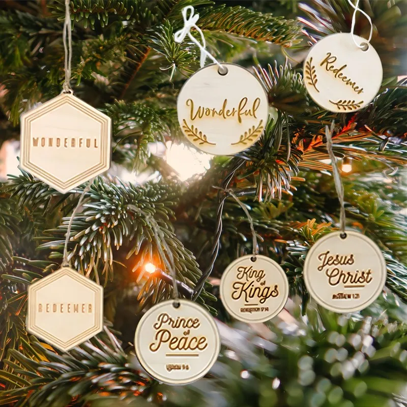 

Names Of Jesus Ornaments Jesus Christ Pendants Hanging Ornaments Christmas Tree Nativity Set Pendants Hanging Ornaments