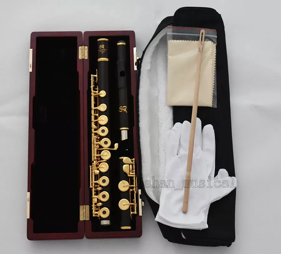 

Профессиональная африканская флейта из черного дерева, 16 отверстий, позолоченная, в тональности C, с C-флютингом, новая, 2026 год