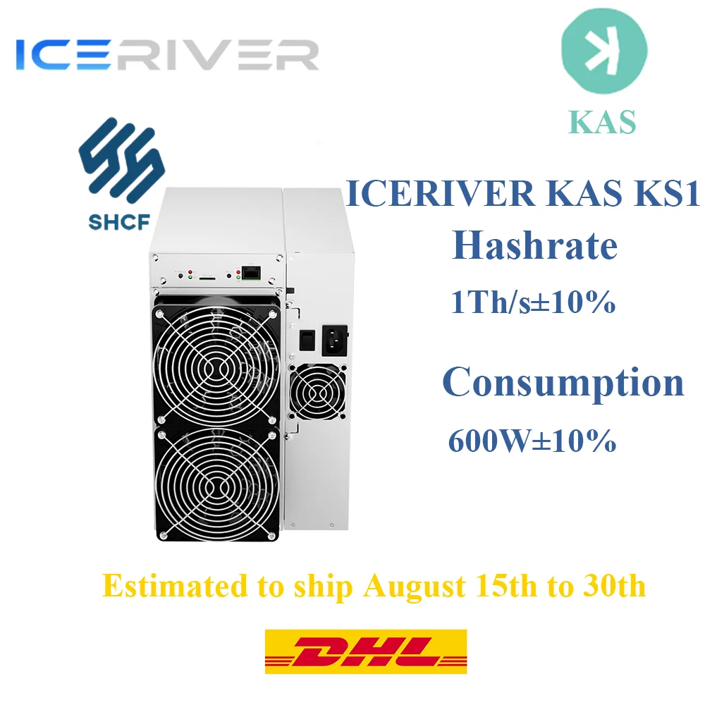 buy 2 get 1 free New Ice River KAS KS1 Asic Miner 1Th/s±10% Mining Kaspa