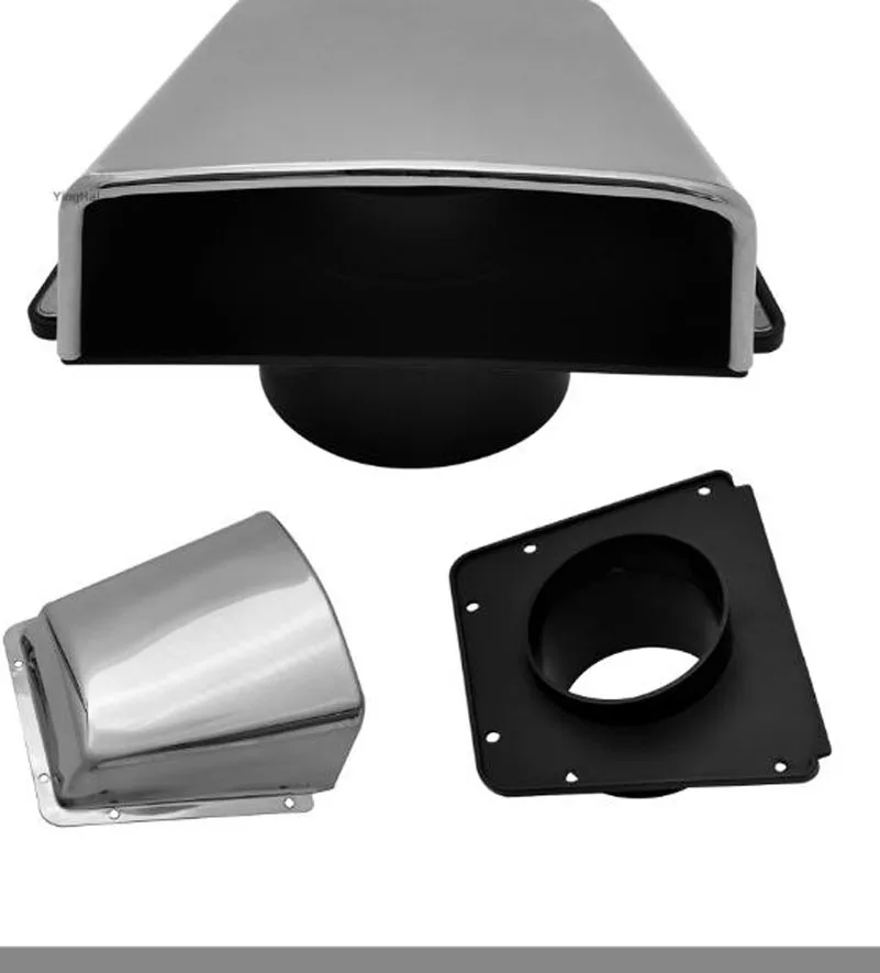 حار بيع الفولاذ المقاوم للصدأ 316 غطاء جانبي تنفيس منفذ العادم يخت الأجهزة البحرية مقاومة للتآكل ومقاومة للصدأ