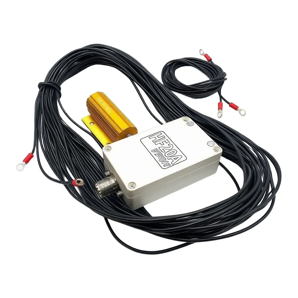 Shortwave For Antenna HF20A for Portable HF Transceivers - 20m Length - Stainless Steel Ground Stakes Required