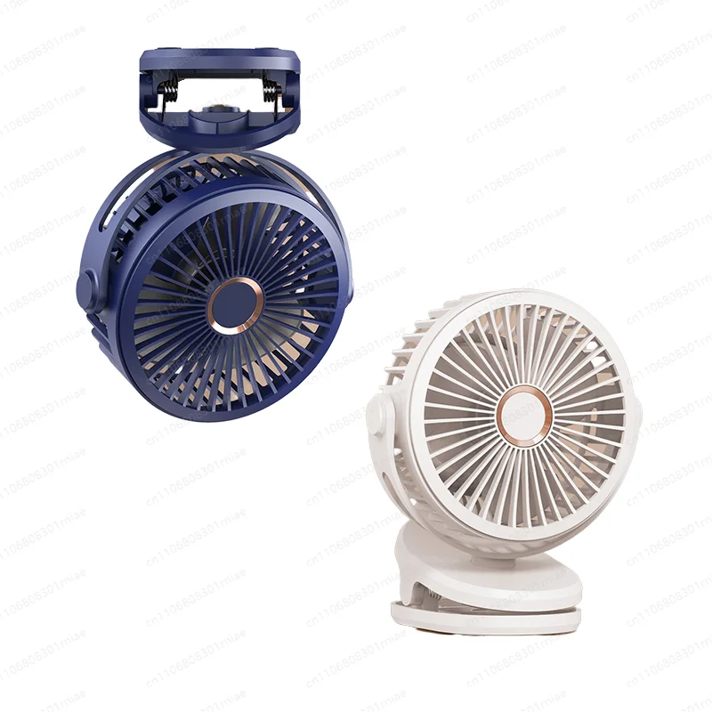 Battery/USB powered energy efficient clip-on table fan with 4 gears for home, office, car and outdoor use