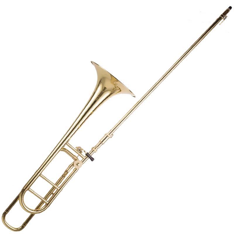 

Hooqu Professional High Quality BB Tone Gold Sharped-Tenor Trombone