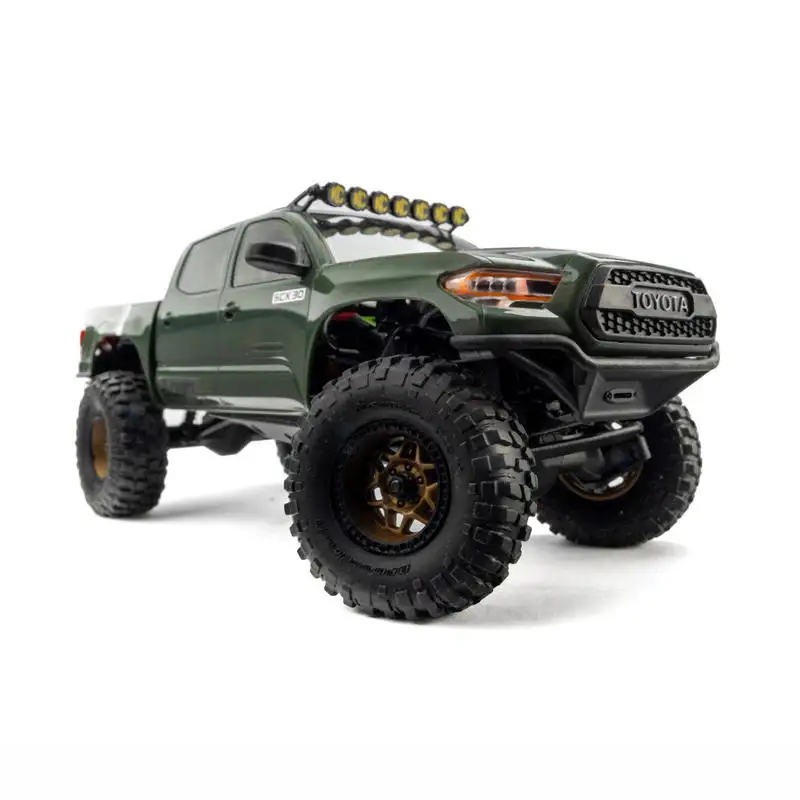 Axial 1/30 Scale SCX30 Tacoma 4-Wheel Drive 2S Brushed RTR Remote Control Off-Road Vehicle Equipped with Large Tread Tires