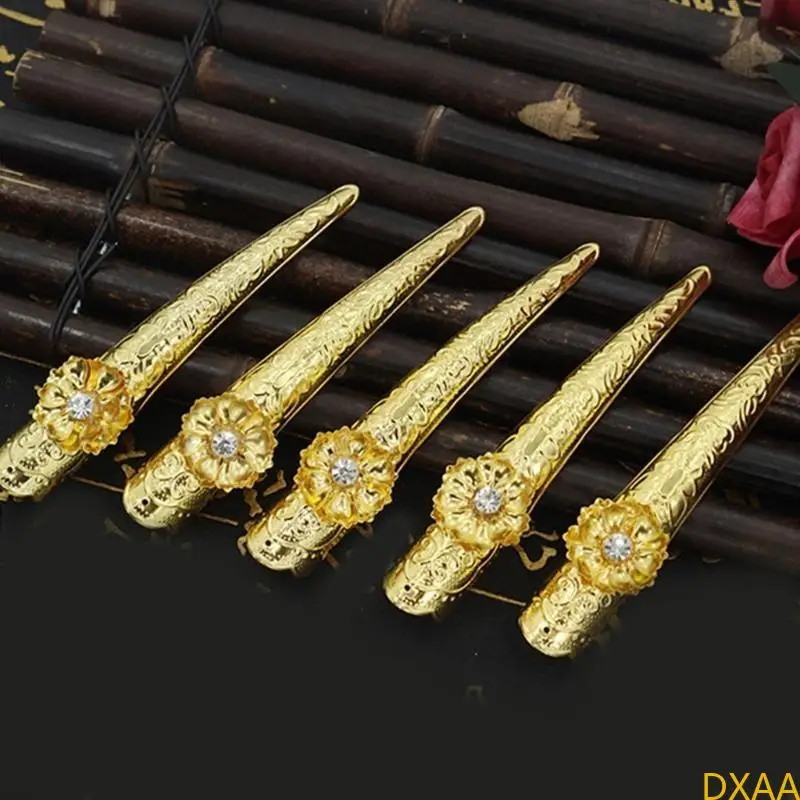 

DXAA Halloween Finger Claws Nails Tip Rings Ancient Queen Fingernail Rings for Women