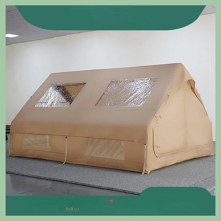 

Technology cotton camping inflatable tent portable rainproof thickened warm