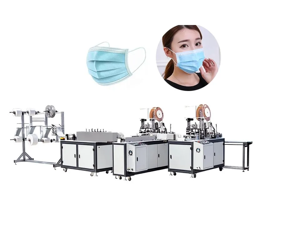 آلة صنع قناع N95 آلة شبه أوتوماتيكية آلة صنع قناع الوجه معدات صنع القناع الجراحي الأوتوماتيكية بالكامل #5