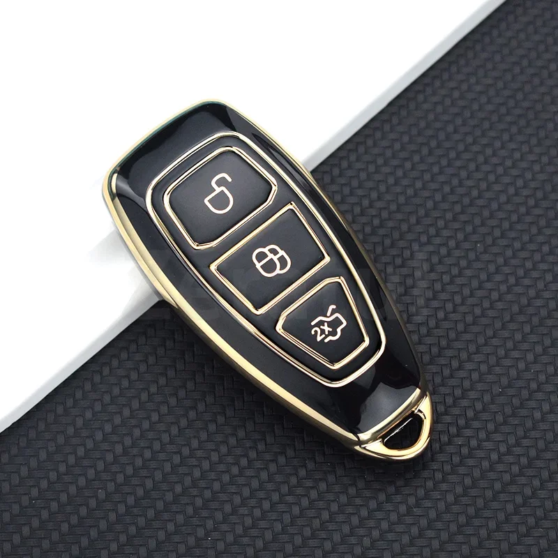 Shell For Ford Focus 3 4 ST Mondeo MK3 MK4 Fiesta Fusion Kuga Ecosport TPU Car Smart Protect Fob Key Case Cover Accessories - view 3