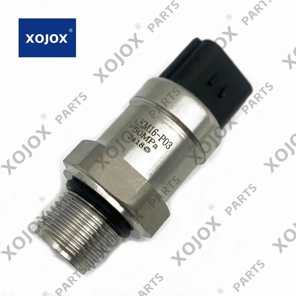 Датчик высокого давления XOJOX OE KM16-P03 4488580, подходит для запасных частей для экскаваторов Sumitomo SH200 SH210 SH240 SH250 SH300 A1 A2 A3