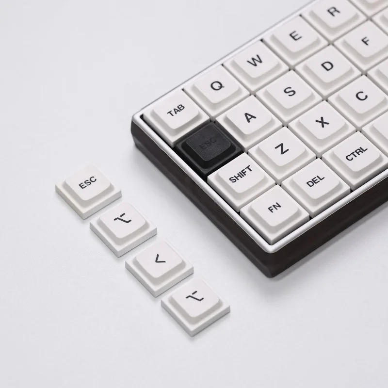 مجموعة أغطية مفاتيح ذات تصميم متقاطع من Chosfox LAK مخصصة PBT التسامي غطاء لوحة المفاتيح منخفض المستوى لملحقات لوحة المفاتيح الميكانيكية