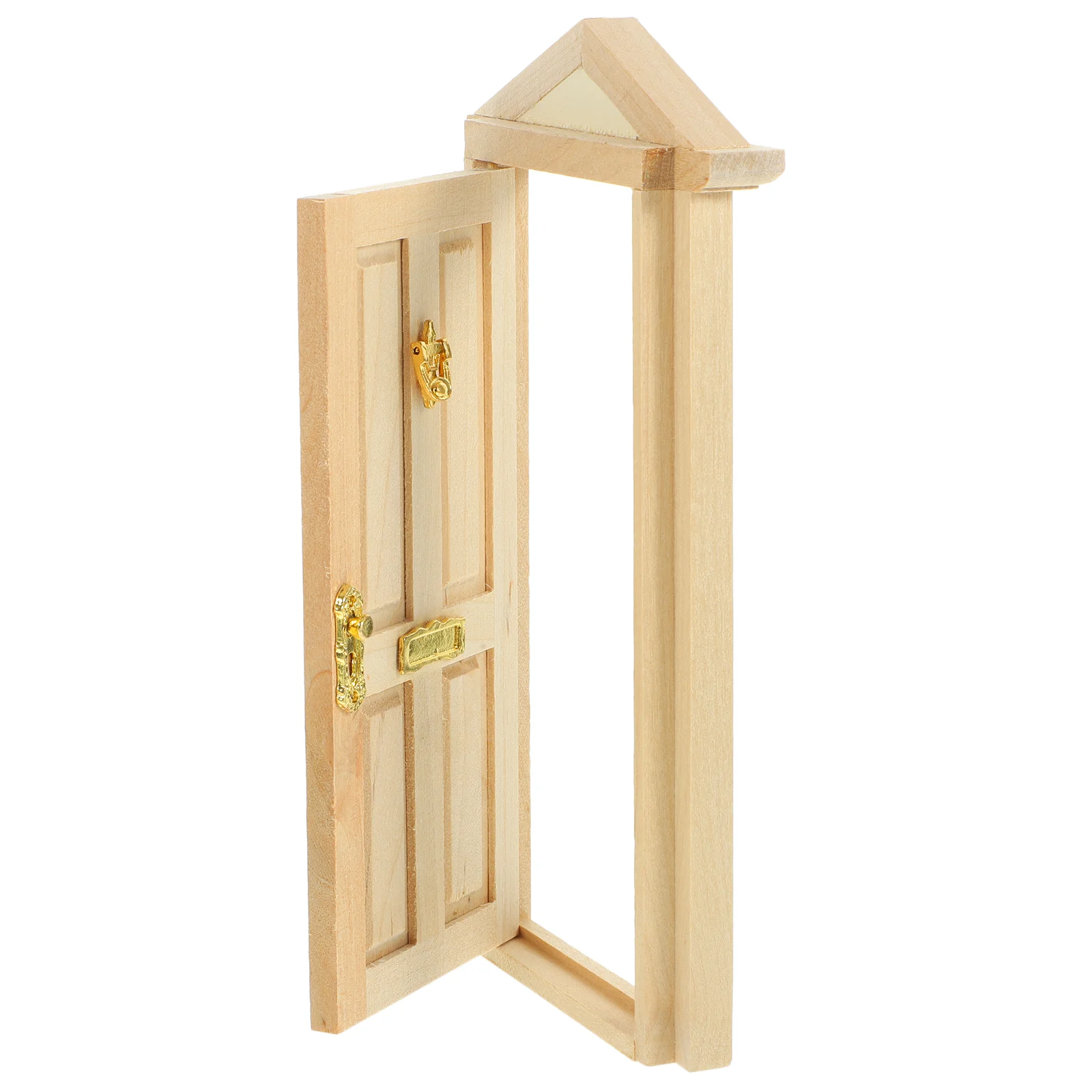 Mini Porte en Bois pour Enfant, Modèle de Porte, Jouet Artisanal, Portes de Scène Miniatures pour Bricolage, Petits Meubles de Maison