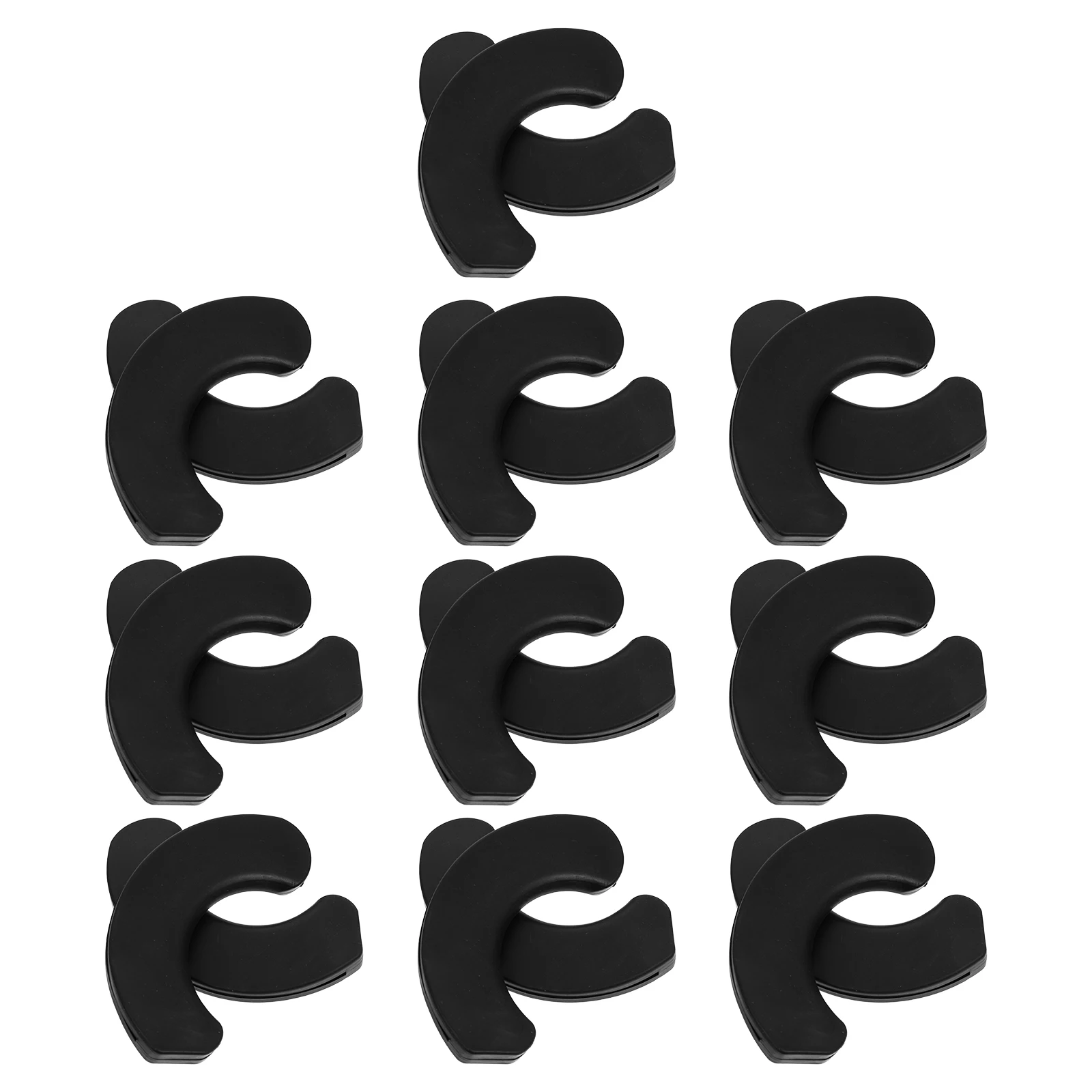 

20 Pcs Dumbbell Rack Rest Fitness Equipment Rubber Handles Protection Cushion Shockproof Pad Gym Weightlifting Accessories