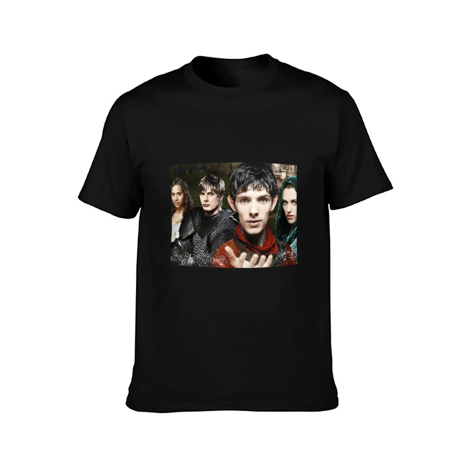 Merlin BBC | tv show T-Shirt Quick Dry Training Short Sleeve Tee T-Shirt