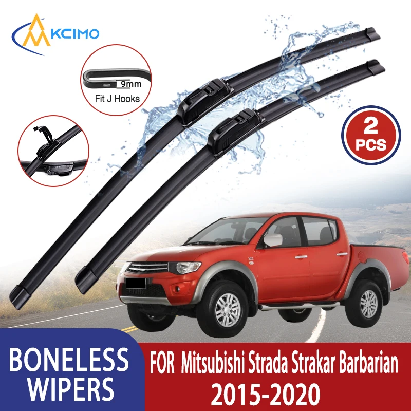 

Kcimo для Mitsubishi Strada Strakar Barbar автомобильный дворник U-типа мягкий резиновый бескостный дворник HD тихий прочный автомобильный дворник 22 "+ 18"