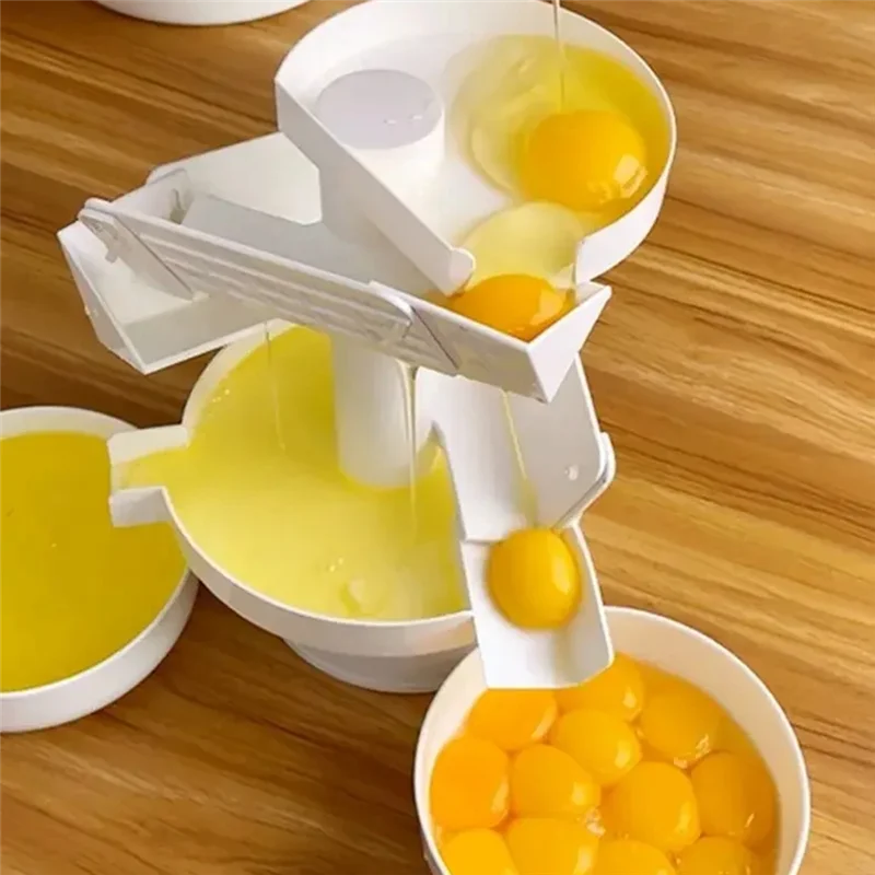

ABDJ-Large Egg Yolk Separator Protein Tool Egg White Separator Machine Kitchen Baking Gadgets Simple Household Accessories