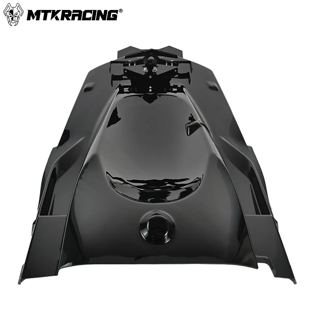 MTKRACING-Winglets de carenagem para YAMAHA TMAX 530, suporte para matrícula de motocicleta, estrutura traseira Fender, 2017-2019