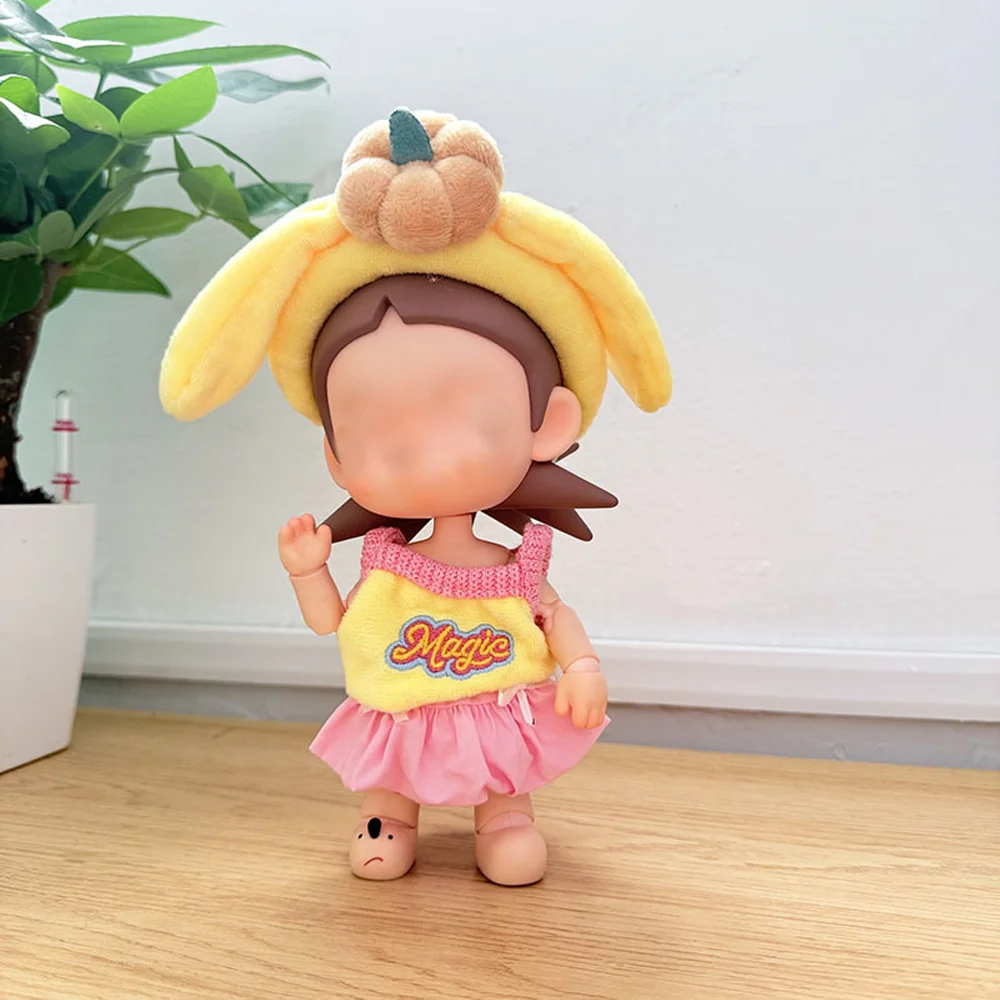 

20cm Doll Clothes Set for Doll Accessories Suit 1/8 Cute Doll Only Clothes for Girls Kids Party Present Ornaments Decor