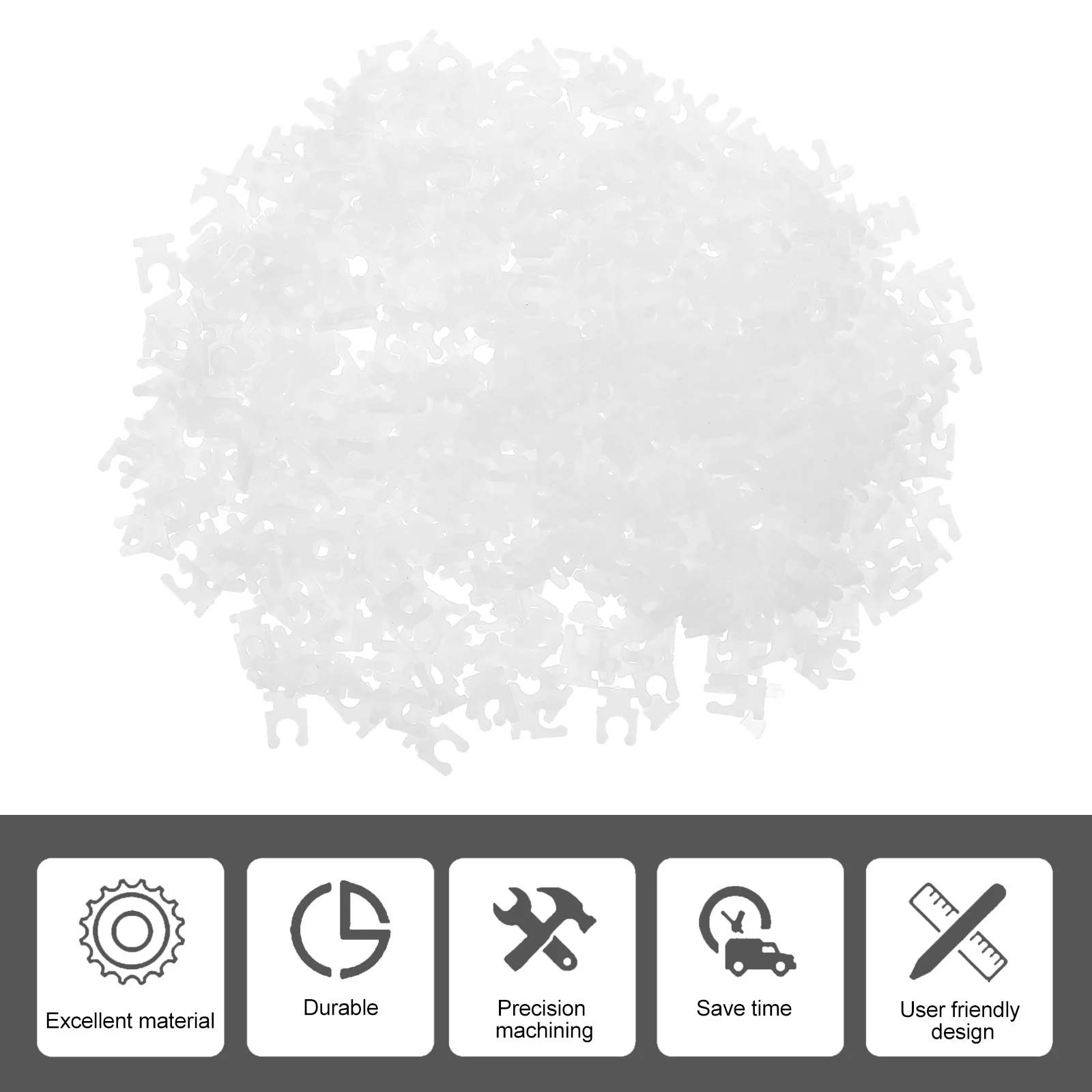 

1000pcs Pian Watch Repairing Tool Plastic Time Stopper For Wristwatch Crown Fitting Life Extension Watch