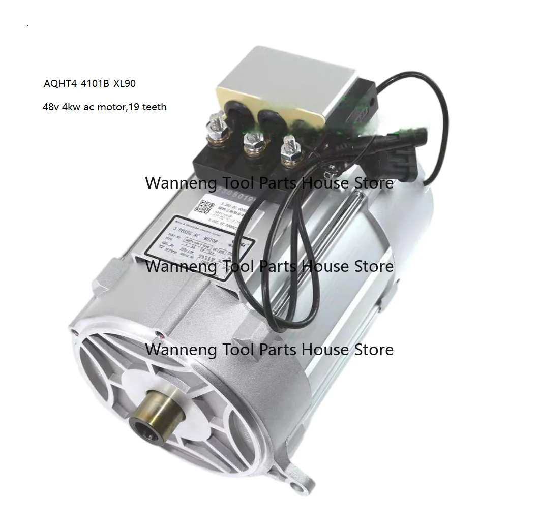 

48v 4kw Brushless AC Motor AQHT4-4101B-XL90 Electric Golf Hunting Cart Parts Ac Motor Kit 48v 4kw
