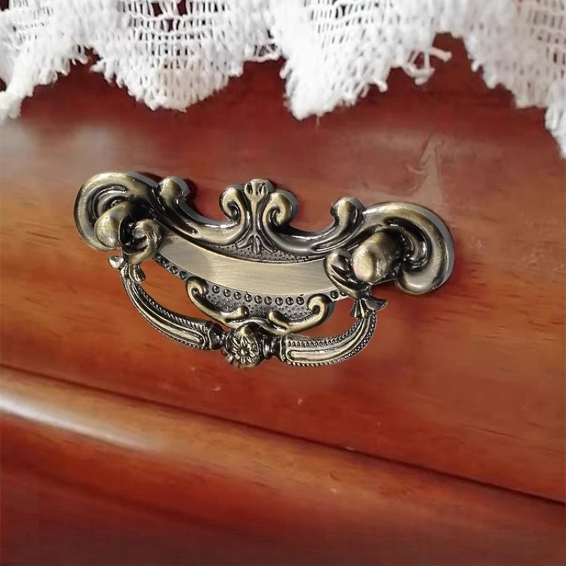 

Chinese medicine cabinet drawer handle cabinet door antique cabinet sub wardrobe door handle Chinese style handle antique copper