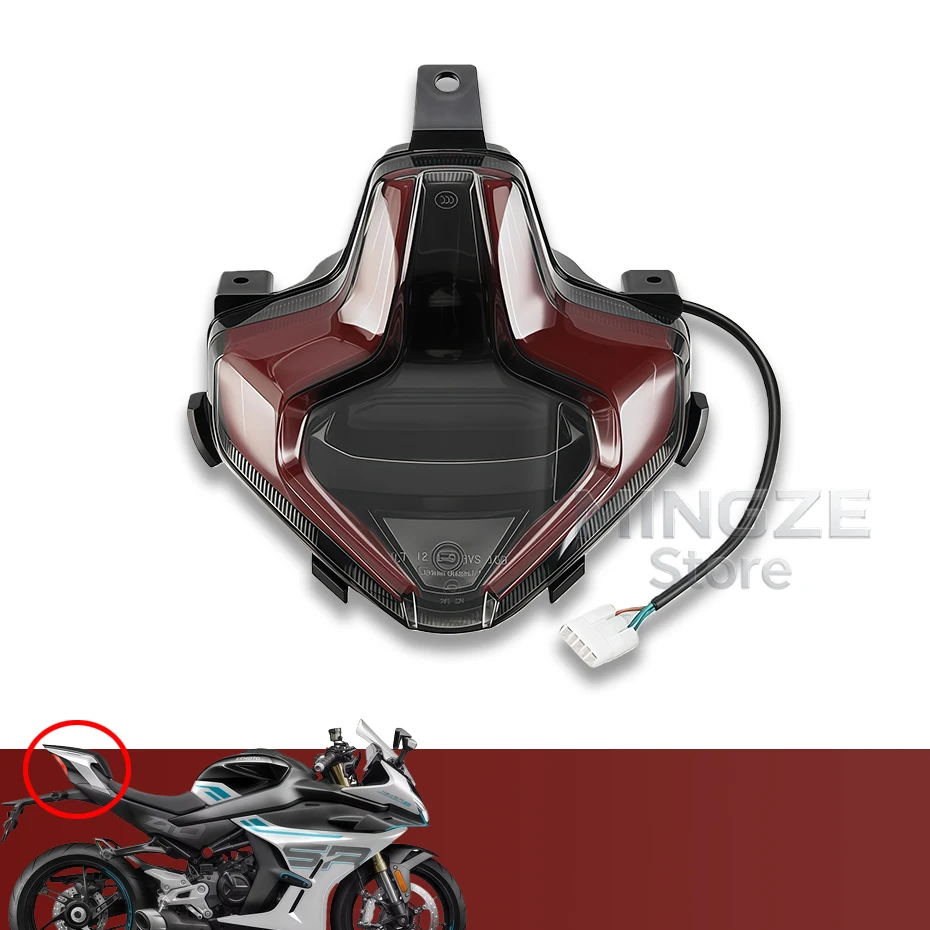 ل Cf Moto cf450SR SRS NK CF400-6-9-12 450Nk دراجة نارية الذيل ضوء الفرامل الخلفية ضوء الأصلي الخلفية الذيل ضوء ل CFMOTO 450SR #4