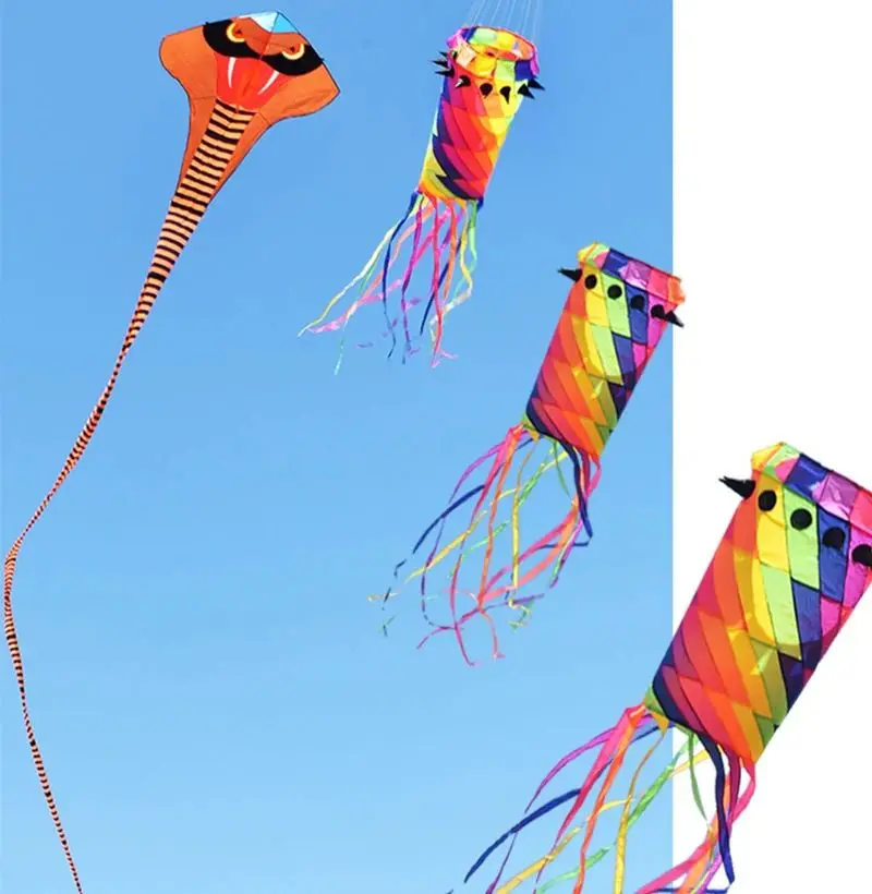 ว่าวขนาดใหญ่ ถุงลม ว่าวสามมิติ หางว่าว อุปกรณ์เสริมว่าว ว่าวแบบนุ่ม เกมกลางแจ้ง กีฬา เชือกว่าว ของเล่นเป่าลม ว่าวเดลต้า