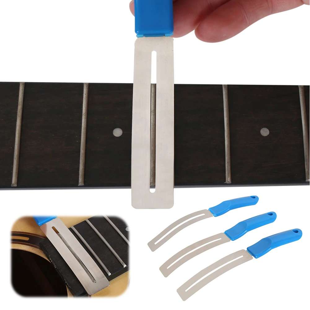 3Pcs Guitar Fretboard Guards Stainless Steel Fretboard Protector Fingerboard Protector for Guitar Bass Luthier Tools