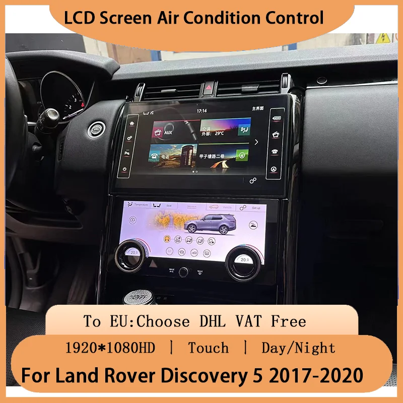 

Upgrades Air Condition Board For Land Rover Discovery 5 2017 - 2020 LCD Digital Touch Screen Temperature Controller