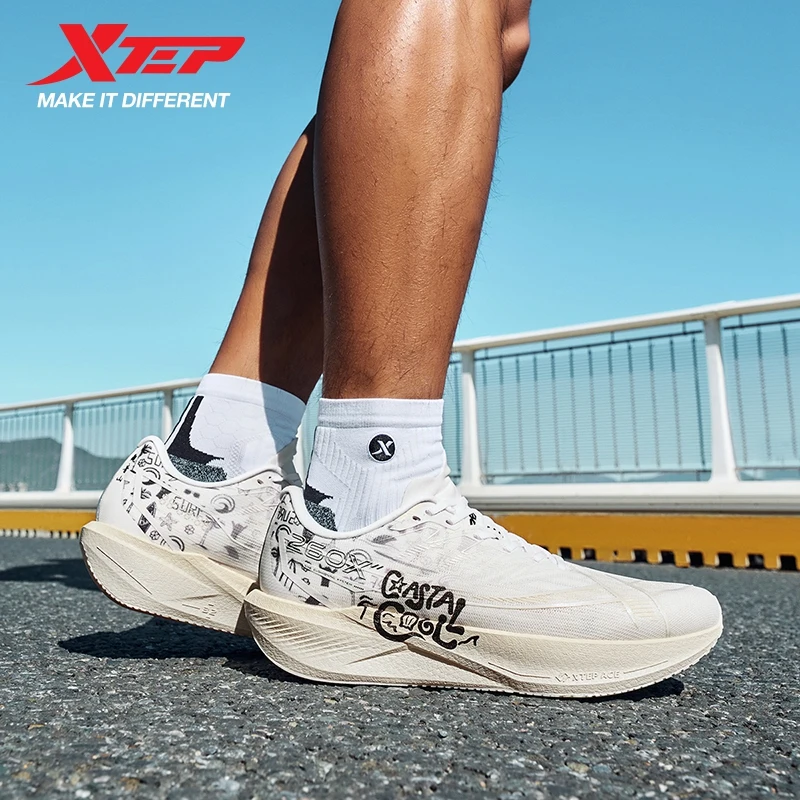 Xtep 260X 2.0 Scarpe da corsa per uomo Estate Multi-scena Piastra in carbonio Scarpe da corsa Scarpe sportive da corsa traspiranti 975219110064