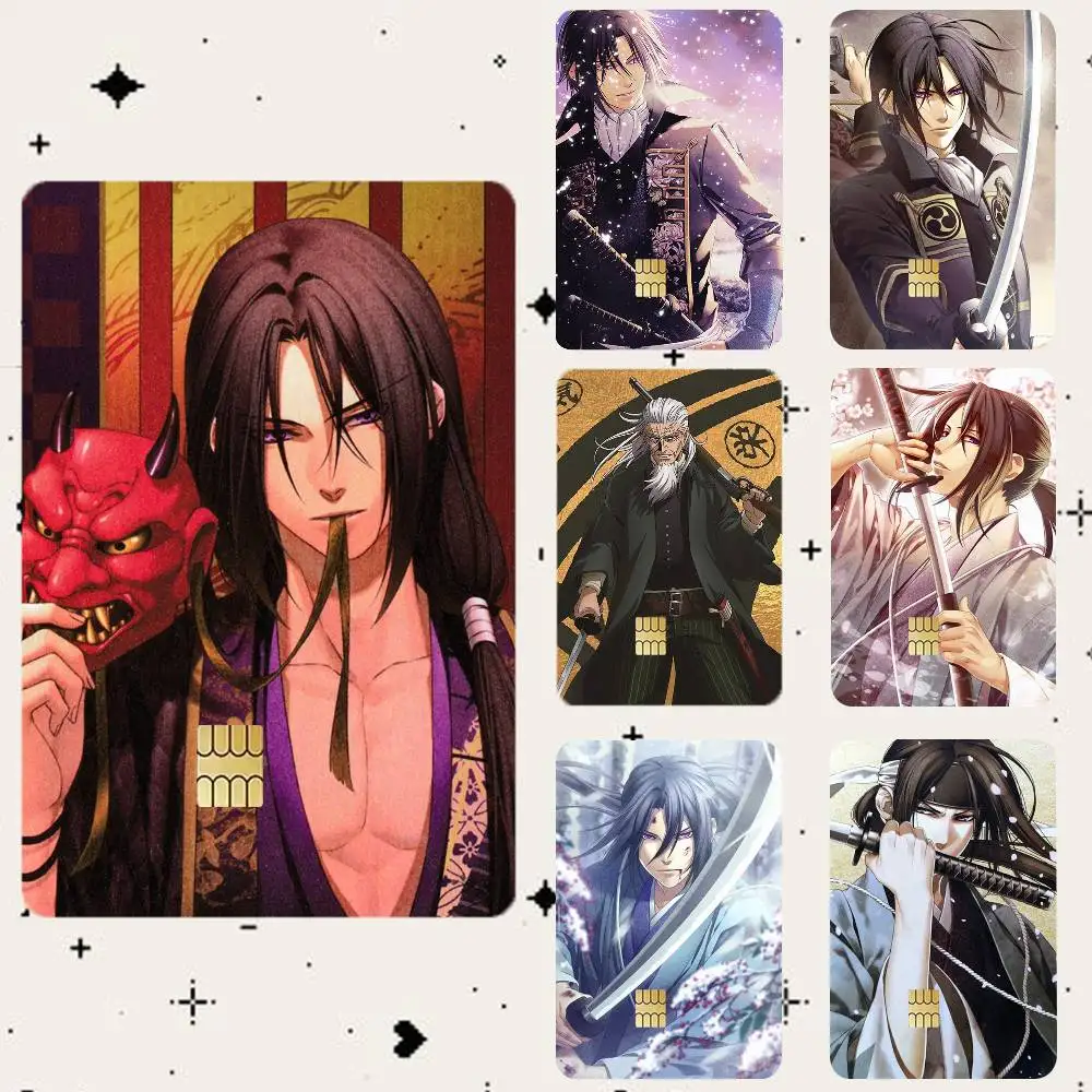 T-Toshizo Hijikata Waterproof Bank Card Sticker Skin for Credit Debit Chip Cards Decorative Cover Film