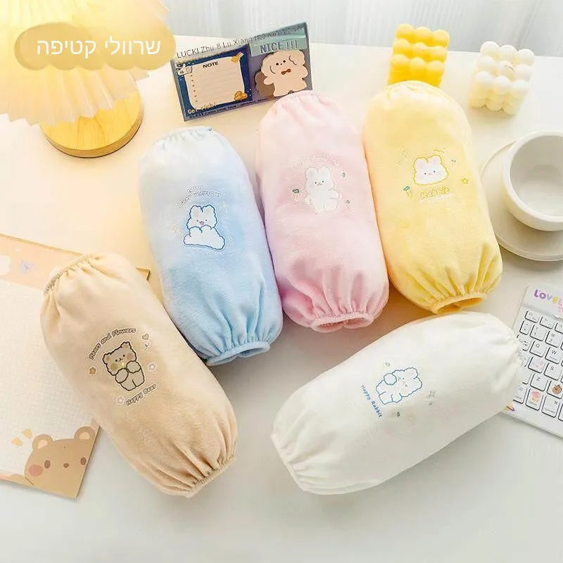 manguitos-protetores-amarelos-longos-e-soltos-para-mulheres-para-o-inverno-no-escritorio-a-prova-de-plumas-tamanhos-grandes-e-plus-size