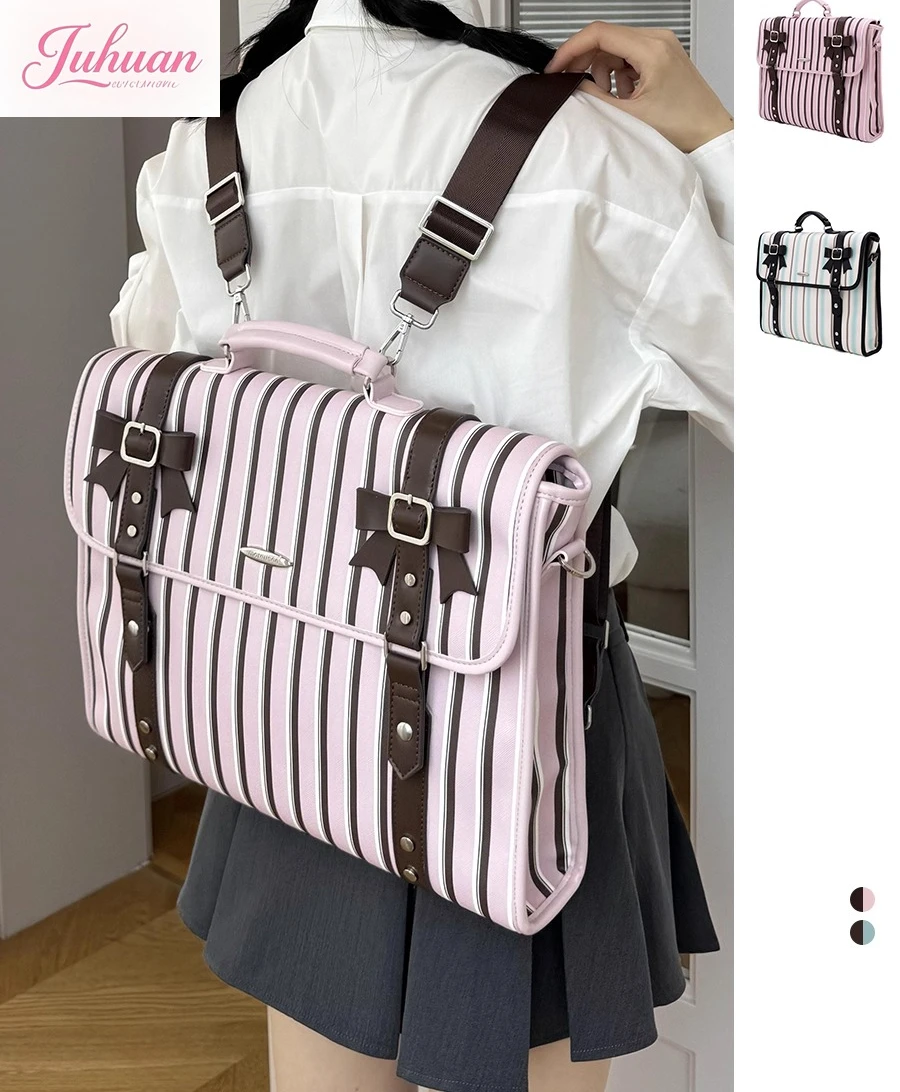 

Japanese Original Women's Large Capacity Crossbody Jk Uniform Commuter Briefcase College Student College Style Class Backpack