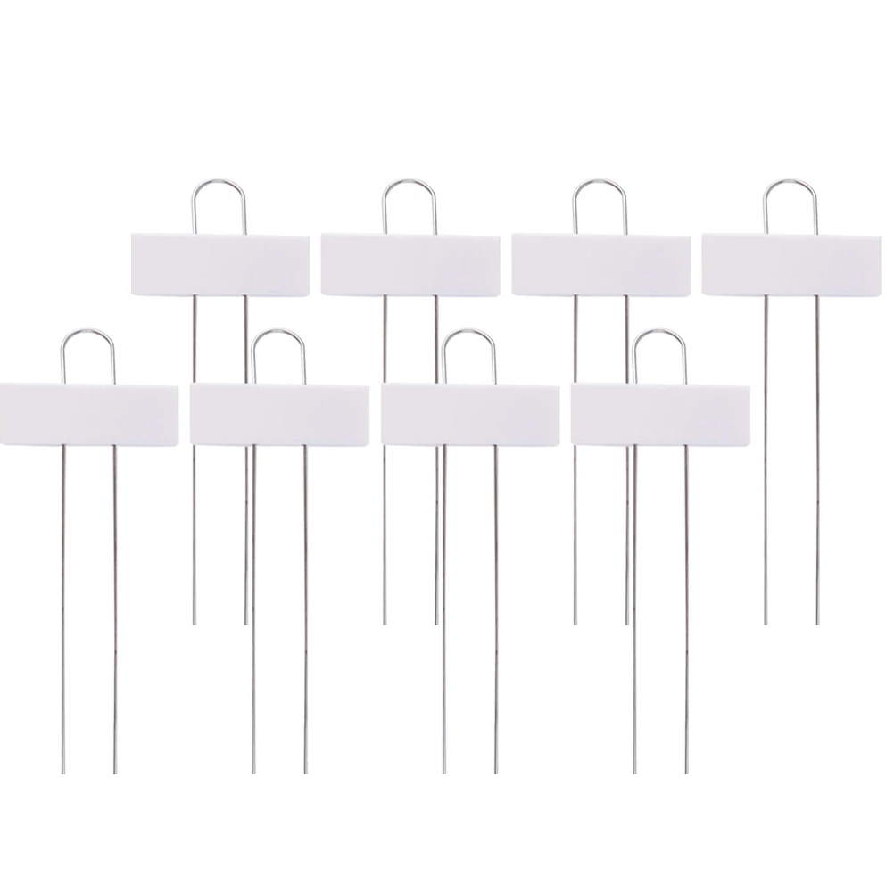 

8pcs Metal Labels Plant Tags Iron Garden Markers Resistant Flower Pot Labels Vegetable Seedling Tags Simple Design Easy
